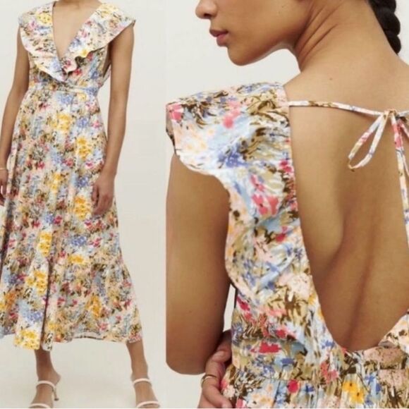 Reformation Dresses & Skirts - Reformation Reina Dress Countryside Floral Midi NWT $298